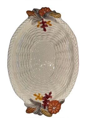 Fitz and Floyd Gravy Boat from the “Pilgrims Progress” Collection 1990